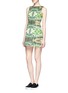 Figure View - Click To Enlarge - ALICE & OLIVIA - 'Carrie' garden print bateau neck dress