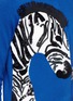 Detail View - Click To Enlarge - ALICE & OLIVIA - 'Leo' zebra appliqué cardigan