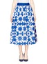 Main View - Click To Enlarge - ALICE & OLIVIA - 'Molina' daisy crane print ball gown skirt