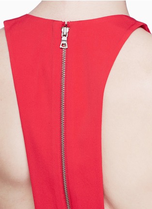 Detail View - Click To Enlarge - ALICE & OLIVIA - 'Blythe' angular racerback cropped top