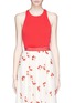 Main View - Click To Enlarge - ALICE & OLIVIA - 'Blythe' angular racerback cropped top