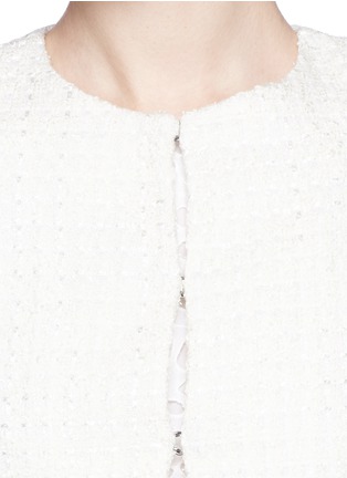 Detail View - Click To Enlarge - ALICE & OLIVIA - 'Maribel' cropped tweed jacket