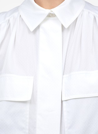 Detail View - Click To Enlarge - STELLA MCCARTNEY - Sleeveless cotton shirt