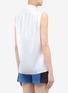 Back View - Click To Enlarge - STELLA MCCARTNEY - Sleeveless cotton shirt
