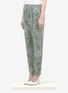 Front View - Click To Enlarge - STELLA MCCARTNEY - Printed silk pants 