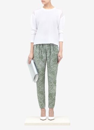 Figure View - Click To Enlarge - STELLA MCCARTNEY - Printed silk pants 