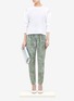 Figure View - Click To Enlarge - STELLA MCCARTNEY - Printed silk pants 