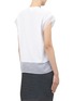 Back View - Click To Enlarge - HELMUT LANG - Organza-panel cotton-silk shirt
