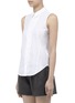 Front View - Click To Enlarge - THEYSKENS' THEORY - 'Buik' cotton sleeveless shirt