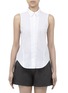 Main View - Click To Enlarge - THEYSKENS' THEORY - 'Buik' cotton sleeveless shirt