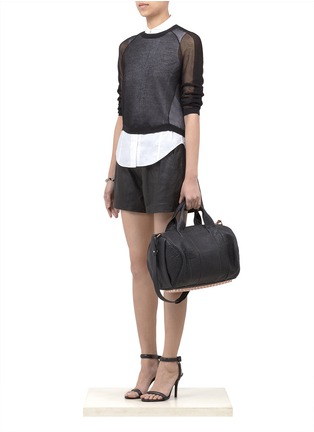 Figure View - Click To Enlarge - THEYSKENS' THEORY - 'Buik' cotton sleeveless shirt