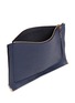 Detail View - Click To Enlarge - CHLOÉ - 'Ghost' grain leather flat pouch