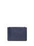 Back View - Click To Enlarge - CHLOÉ - 'Ghost' grain leather flat pouch
