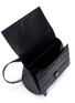 Detail View - Click To Enlarge - GIVENCHY - Pandora Box medium embossed croc leather bag