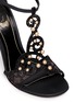 Detail View - Click To Enlarge - RENÉ CAOVILLA - Crystal pearl spiral Venetian sandals
