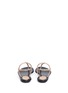 Back View - Click To Enlarge - RENÉ CAOVILLA - Crystal T-strap flat sandals