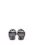 Back View - Click To Enlarge - PROENZA SCHOULER - PS11 iridiscent leather T-strap sandals