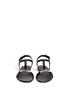 Figure View - Click To Enlarge - PROENZA SCHOULER - PS11 iridiscent leather T-strap sandals