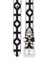 Detail View - Click To Enlarge - ALEXANDER MCQUEEN - Double wrap grid print leather belt