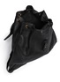 Detail View - Click To Enlarge - ALEXANDER MCQUEEN - Skull padlock leather backpack