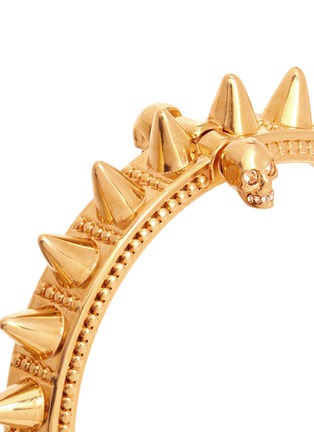 Detail View - Click To Enlarge - ALEXANDER MCQUEEN - Skull spike stud bangle