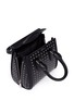 Detail View - Click To Enlarge - ALEXANDER MCQUEEN - 'Heroine' mini stud leather satchel