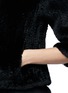Detail View - Click To Enlarge - ARMANI COLLEZIONI - Club collar rabbit fur coat
