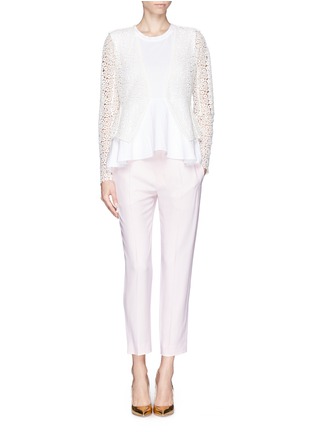 Figure View - Click To Enlarge - CHLOÉ - Cropped cady pants