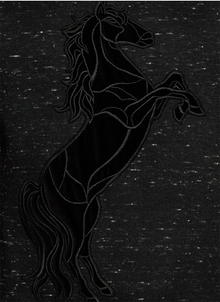 Detail View - Click To Enlarge - STELLA MCCARTNEY - Horse embroidery tank top