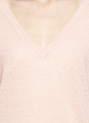 Detail View - Click To Enlarge - VINCE - Featherweight wool-cashmere sweater