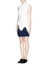 Figure View - Click To Enlarge - STELLA MCCARTNEY - Frill trim and lace shift dress