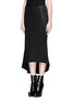Front View - Click To Enlarge - HAIDER ACKERMANN - 'Serlupi' asymmetric leather panel skirt 