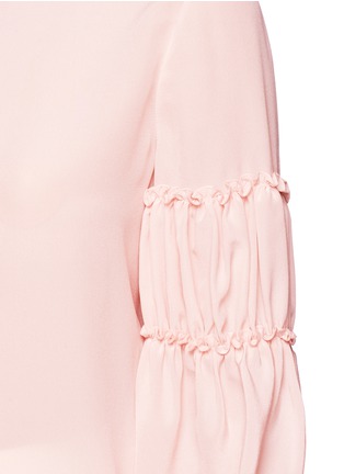 Detail View - Click To Enlarge - CHLOÉ - Silk ruffle blouse