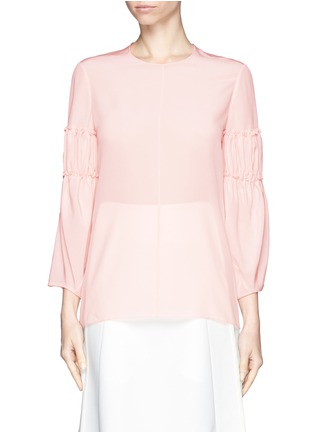Main View - Click To Enlarge - CHLOÉ - Silk ruffle blouse