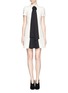 Main View - Click To Enlarge - VALENTINO GARAVANI - Crepe Couture bow neck dress