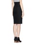 Back View - Click To Enlarge - HAIDER ACKERMANN - Front flap pencil skirt