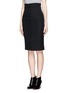 Front View - Click To Enlarge - HAIDER ACKERMANN - Front flap pencil skirt