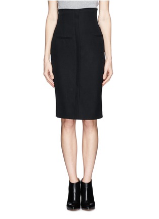 Main View - Click To Enlarge - HAIDER ACKERMANN - Front flap pencil skirt