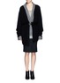 Figure View - Click To Enlarge - HAIDER ACKERMANN - Front flap pencil skirt