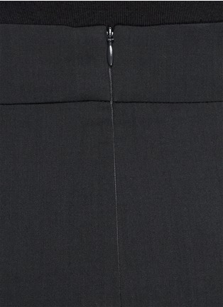 Detail View - Click To Enlarge - ARMANI COLLEZIONI - Wool Pencil Skirt