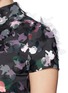 Detail View - Click To Enlarge - TANYA TAYLOR - 'Toto' stand collar floral wishi organza blouse