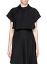 Main View - Click To Enlarge - ELLERY - 'Seashell' gathered neck crepe top
