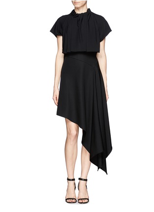 Figure View - Click To Enlarge - ELLERY - 'Seashell' gathered neck crepe top