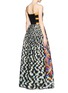Back View - Click To Enlarge - PETER PILOTTO - 'Freya' strapless floral print maxi dress