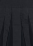 Detail View - Click To Enlarge - SACAI - Chiffon insert pleat back stripe shirt