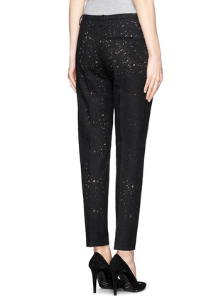 Back View - Click To Enlarge - NO.21 - Floral lace pants