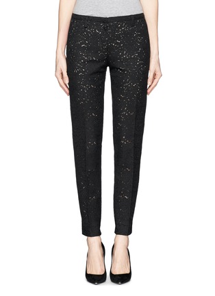 Main View - Click To Enlarge - NO.21 - Floral lace pants