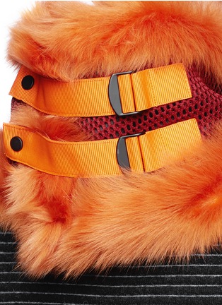 Detail View - Click To Enlarge - PETER PILOTTO - Lambskin fur collar