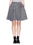 Main View - Click To Enlarge - KENZO - Double layer zigzag print flare skirt