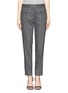 Main View - Click To Enlarge - PRABAL GURUNG - Side flap twill felt cropped pants